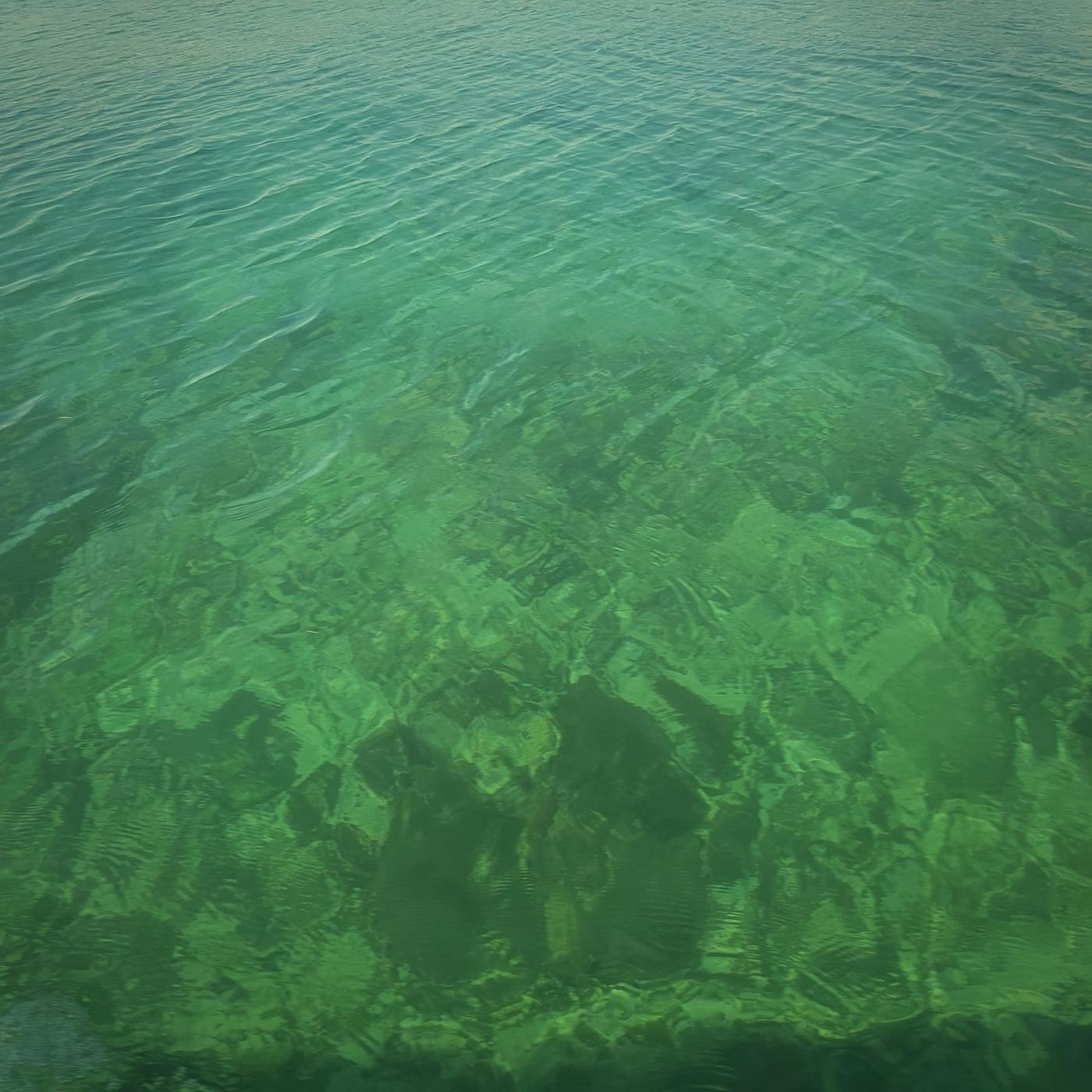 Agua transparente en Cayo Zapatilla
